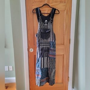 Handmade Patchwork Cotton Dress (Women's L/XL)